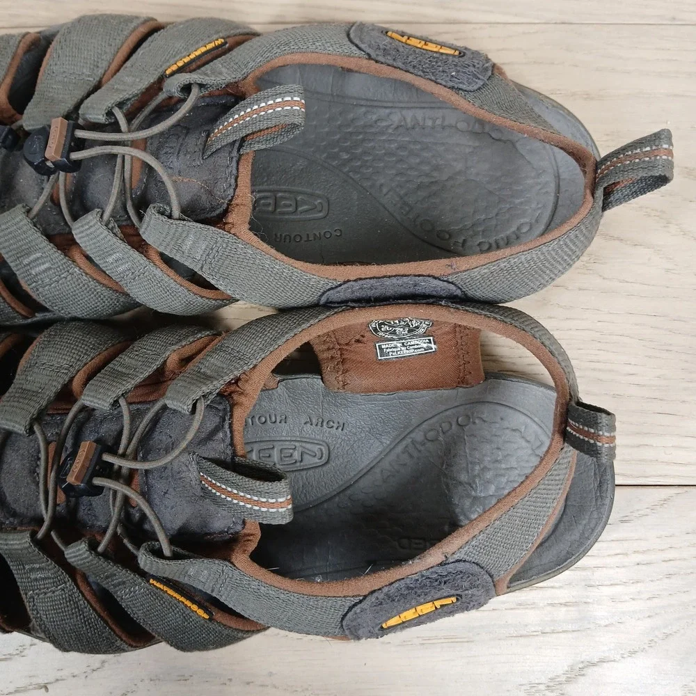 Keen Newport H2 Sandals Mens 11.5 Brown Leather Water Outdoor Gorpcore